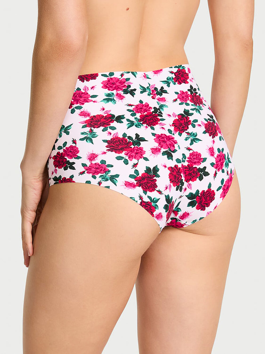 vs No-Show No-Show Modern Brief Panty White Winter Floral 1 of 3 
