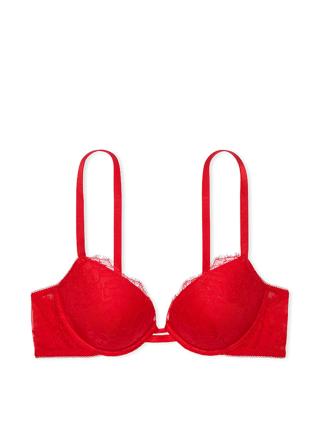 vs Very Sexy Rose Lace Push-Up Bra Lipstick 3 of 4 
