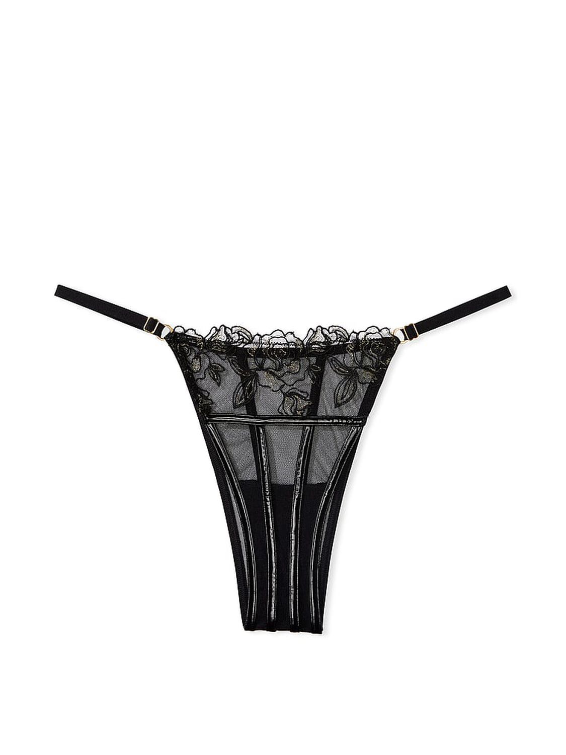 vs Very Sexy Midnight Affair Embroidery Brazilian Panty 3 of 4 