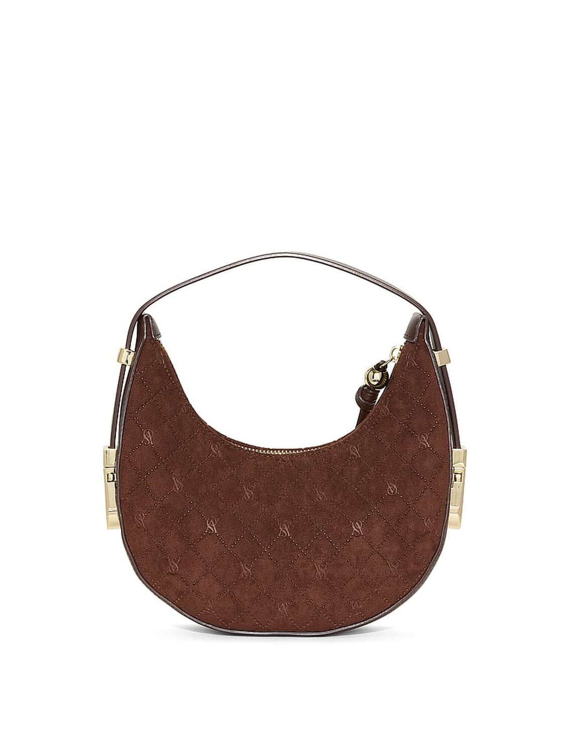 vs Victoria's Secret Small Crescent Bag Ganache 2 of 2 