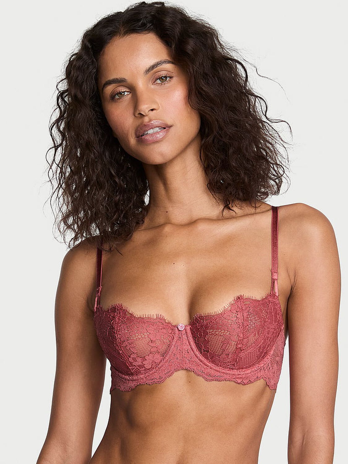 vs Dream Angels Wicked Unlined Lace Balconette Bra 3 of 3 