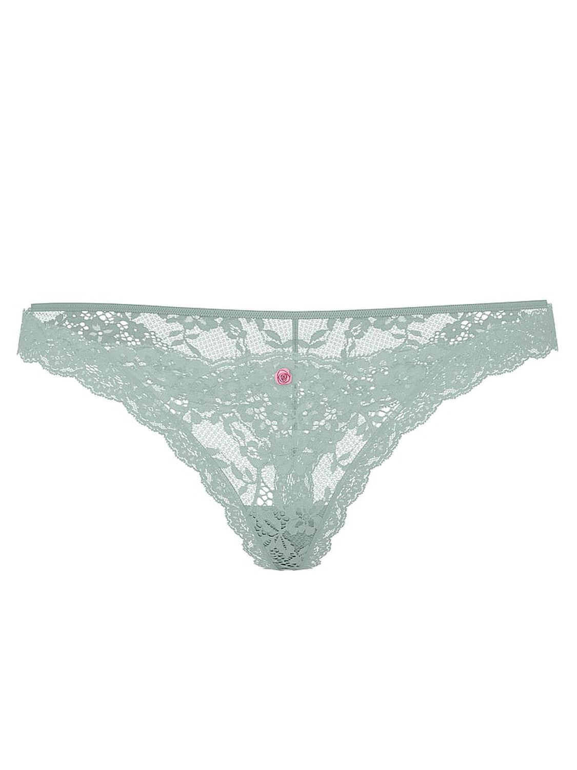 vs Dream Angels Lace Thong Panty Mint Green 4 of 4 