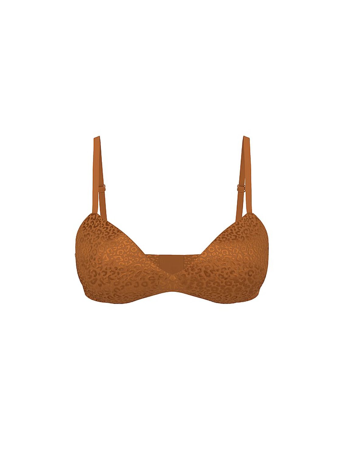vs Body By Victoria FlexFactor Lightly Lined Plunge Demi Bra Sandalwood 1 of 4 