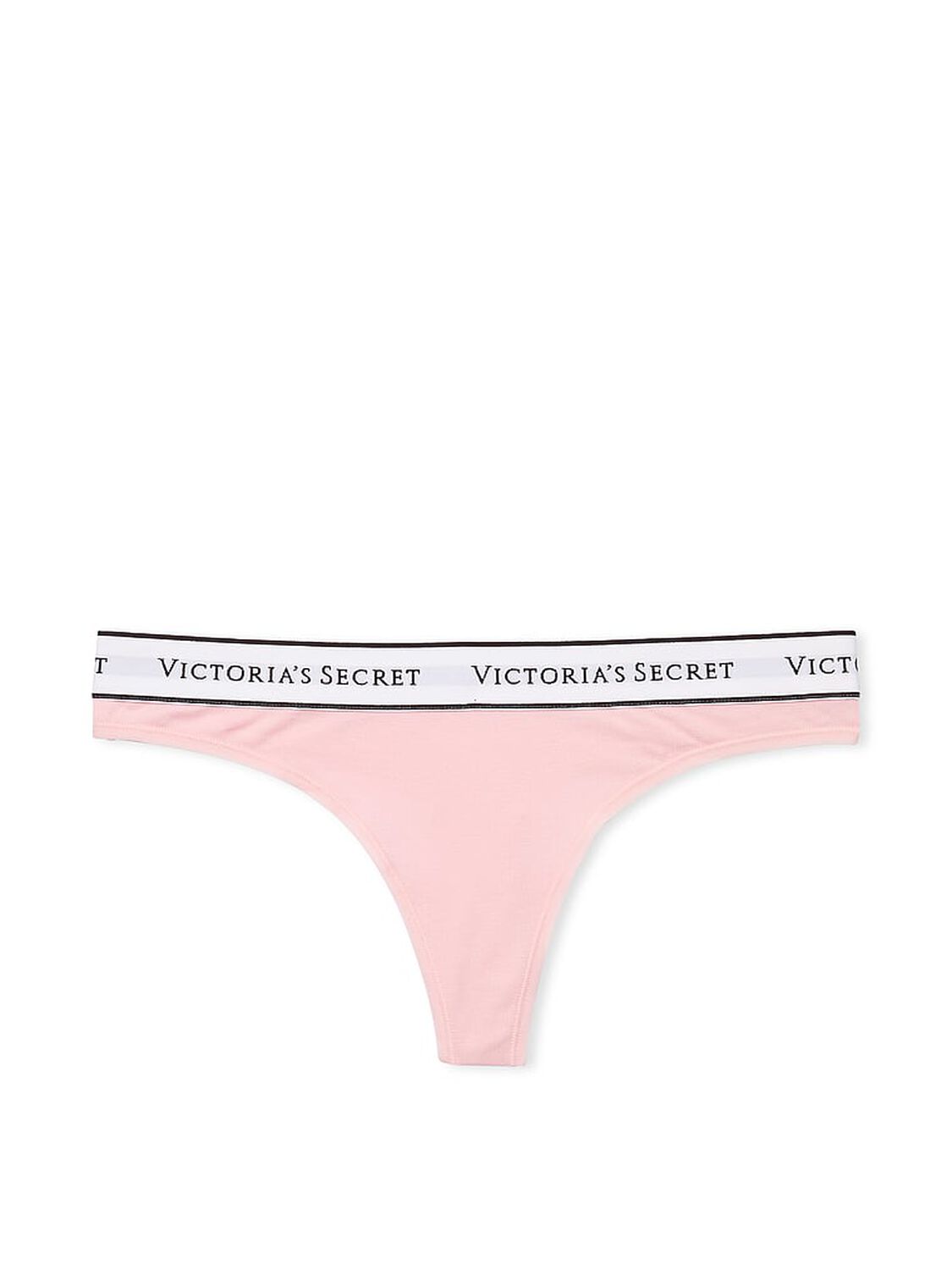vs Cotton Logo Cotton Thong Panty Pretty Blossom 3 of 3 