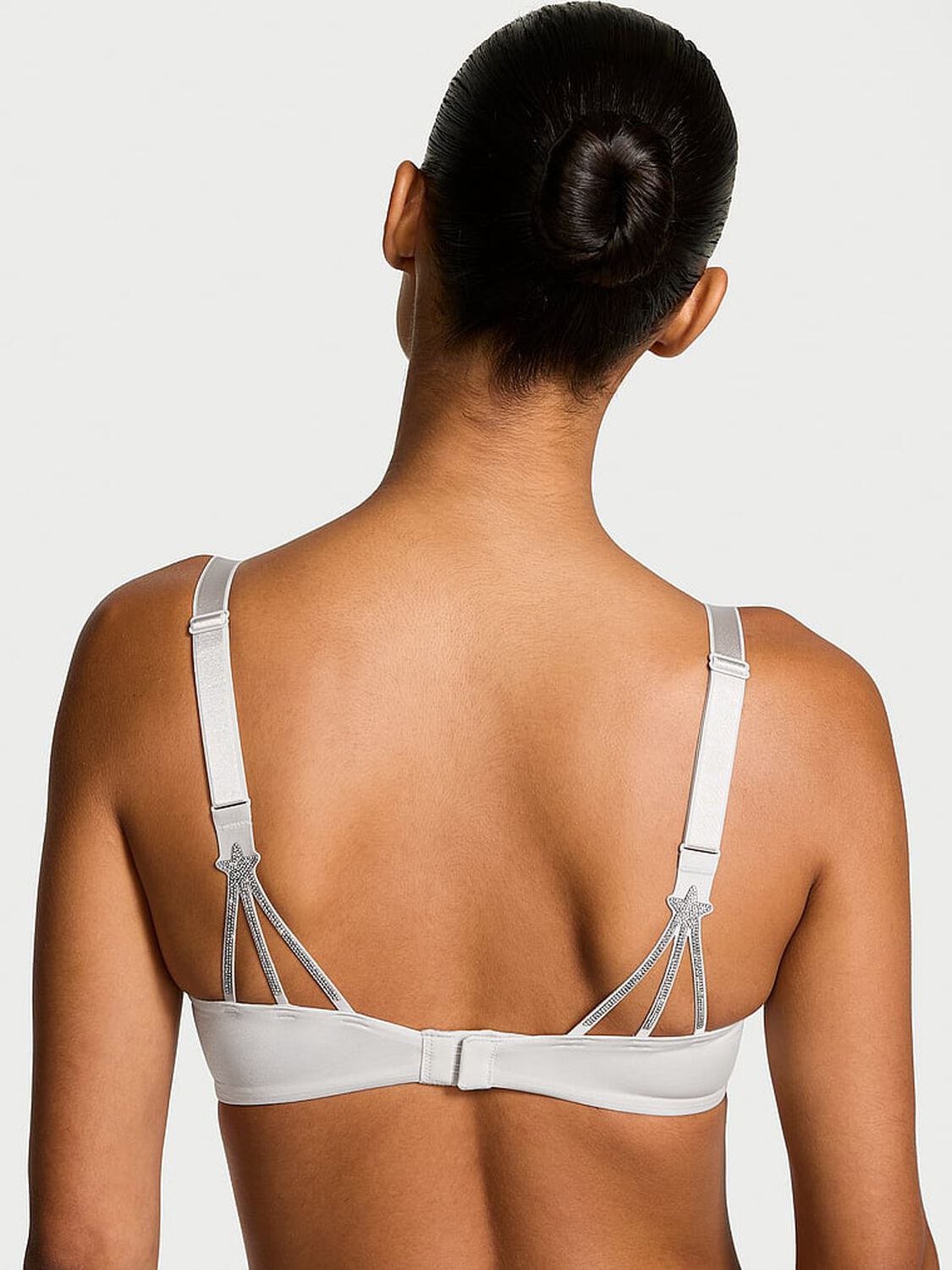 vs Very Sexy Bombshell Add-2-Cups Starstruck Shine Push-Up Bra Delfin Grey 2 of 4 
