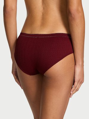 Seamless Cable-Knit Hiphugger Panty