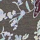 Logo Cotton Thong Panty, Expedition Green Butterflies, swatch