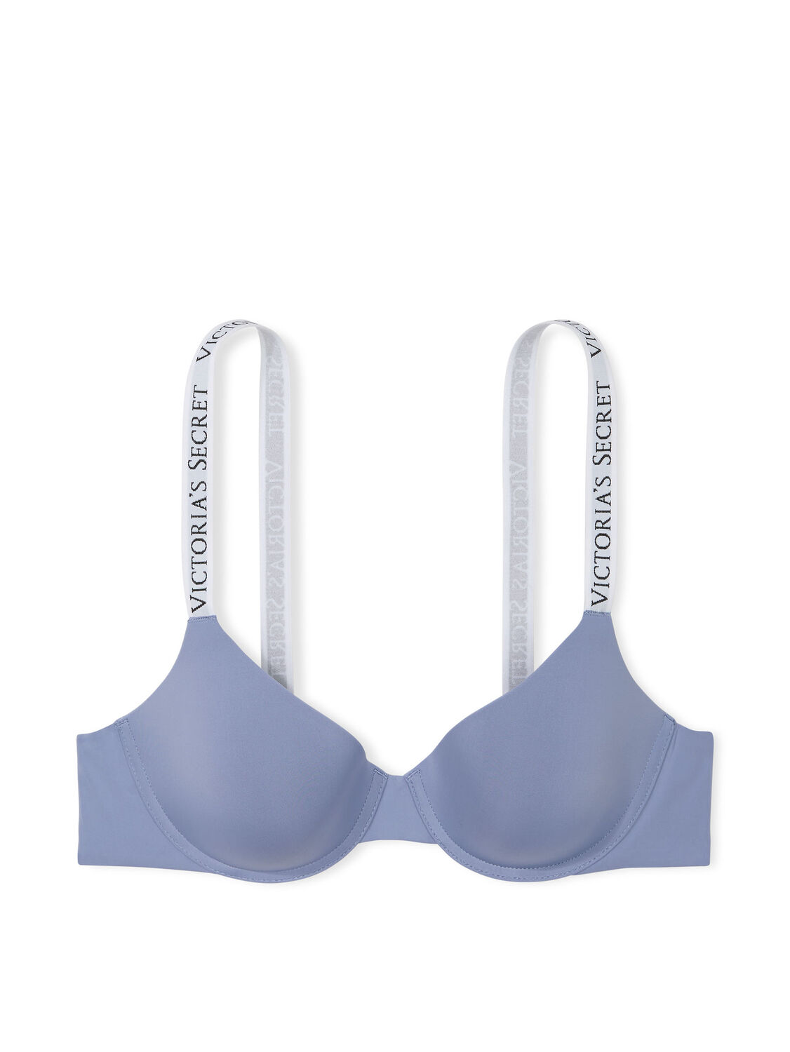 vs The T-Shirt Lightly Lined Demi Bra Smokey Blue 3 of 3 