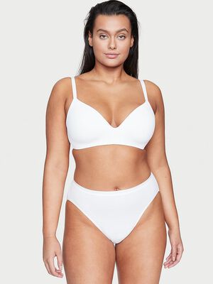 Stretch Cotton High-Leg Brief Panty