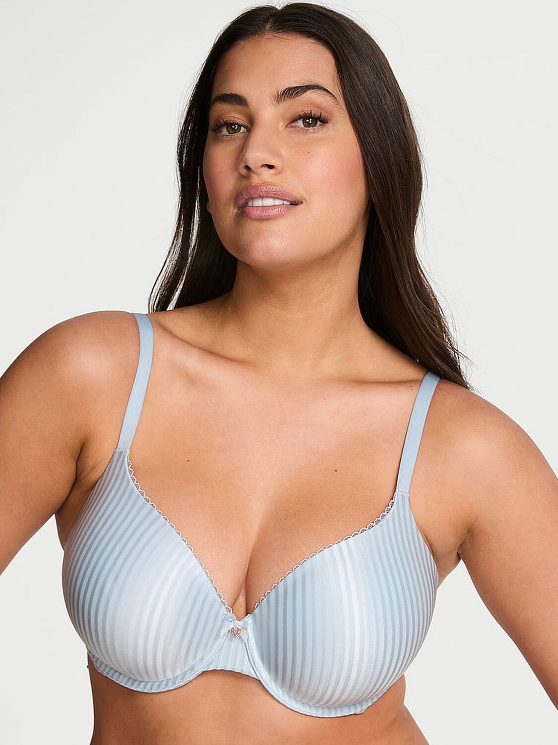 vs Body By Victoria Lightly Lined Full-Coverage Bra Palest Blue 1 of 3 