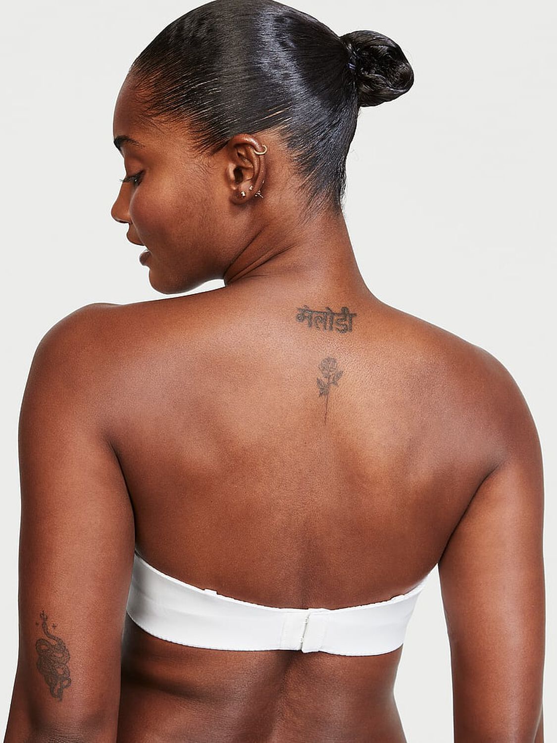 vs Body By Victoria Lightly Lined Strapless Bra White 2 of 3 