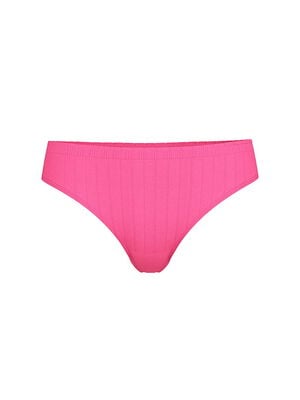 Seamless Cotton Rib Thong Panty