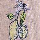 Stretch Cotton High-Leg Brief Panty, Bermuda Pink Lemons, swatch