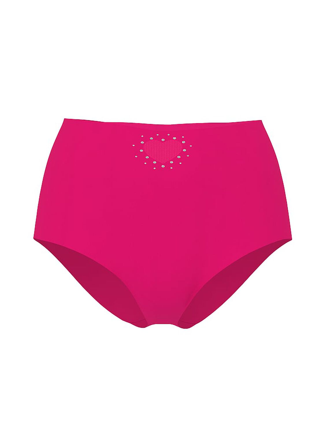 vs No-Show No-Show Heart Cut-Out Modern Brief Panty Pop Pink 3 of 3 
