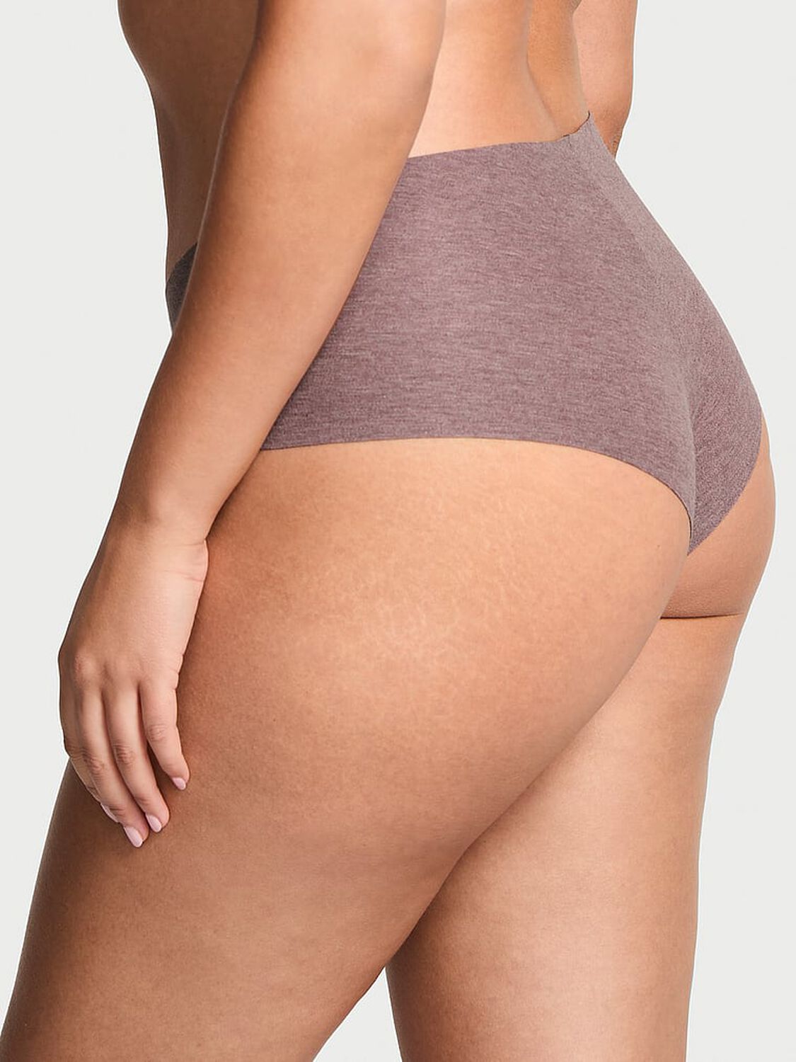vs No-Show No-Show Cotton Cheeky Panty Heather Cocoa Blush 1 of 3 