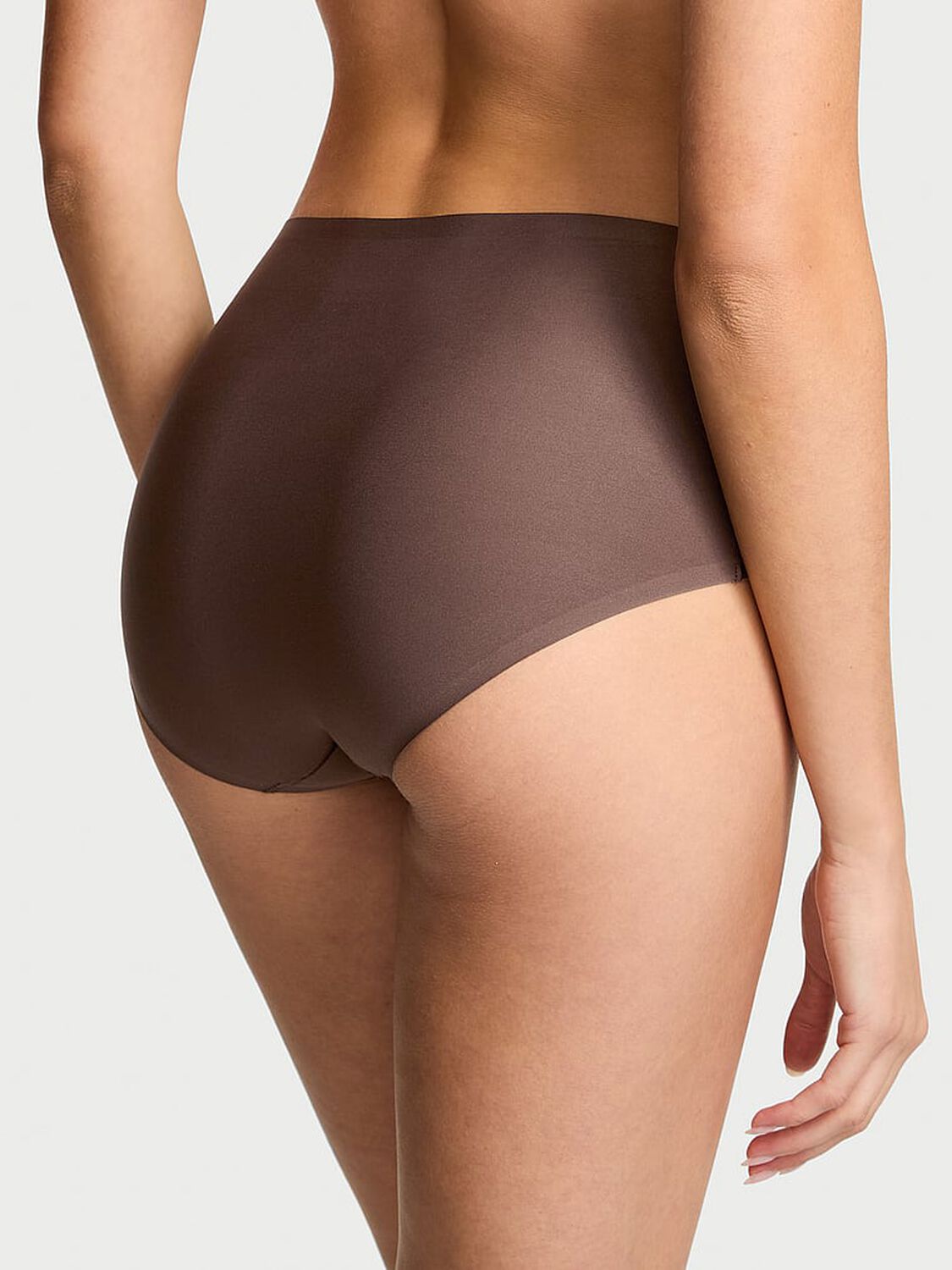 vs Body By Victoria Body by Victoria Flex Mid-Rise Modern Brief Panty French Roast 2 of 3 