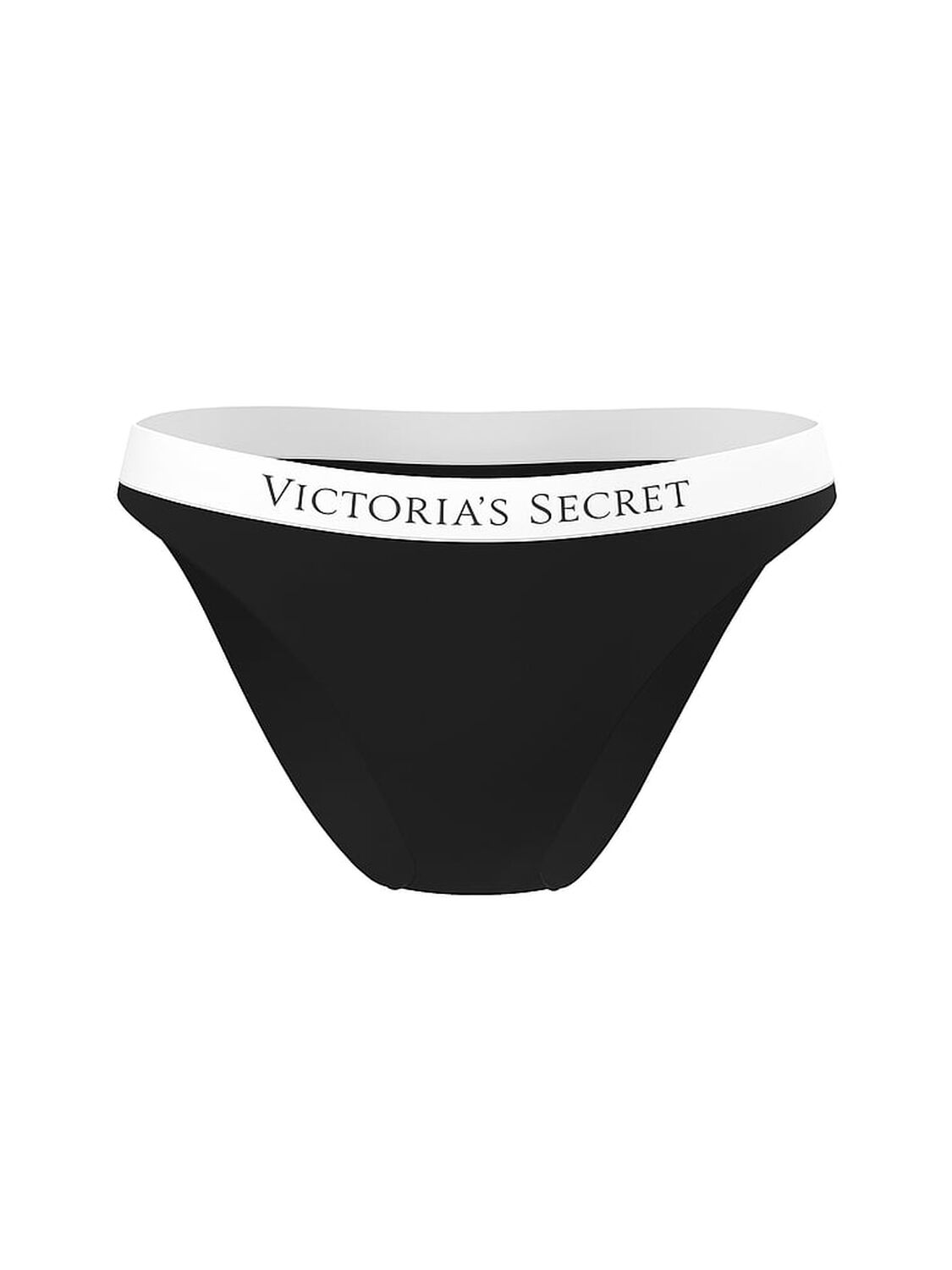 vs Victoria's Secret Swim Iconic Logo Bikini Bottom Black 3 of 3 