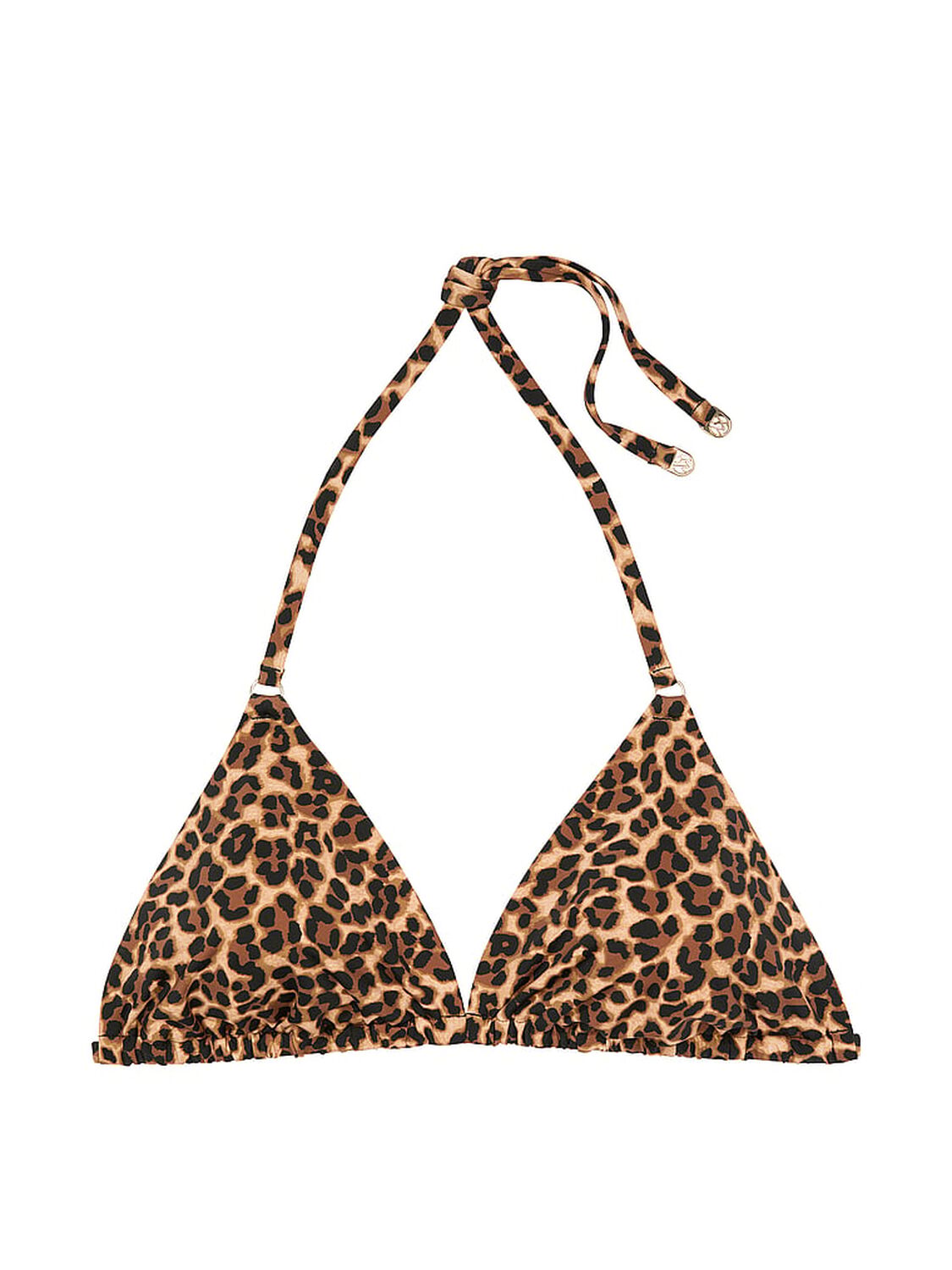 vs Victoria's Secret Swim Essential Triangle Bikini Top True Cat 3 of 3 