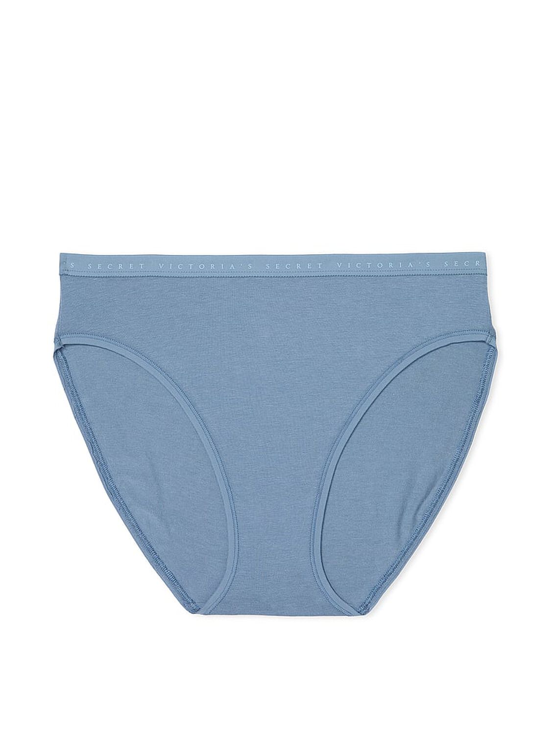 vs Victoria's Secret Stretch Cotton High-Leg Brief Panty Faded Denim 3 of 3 