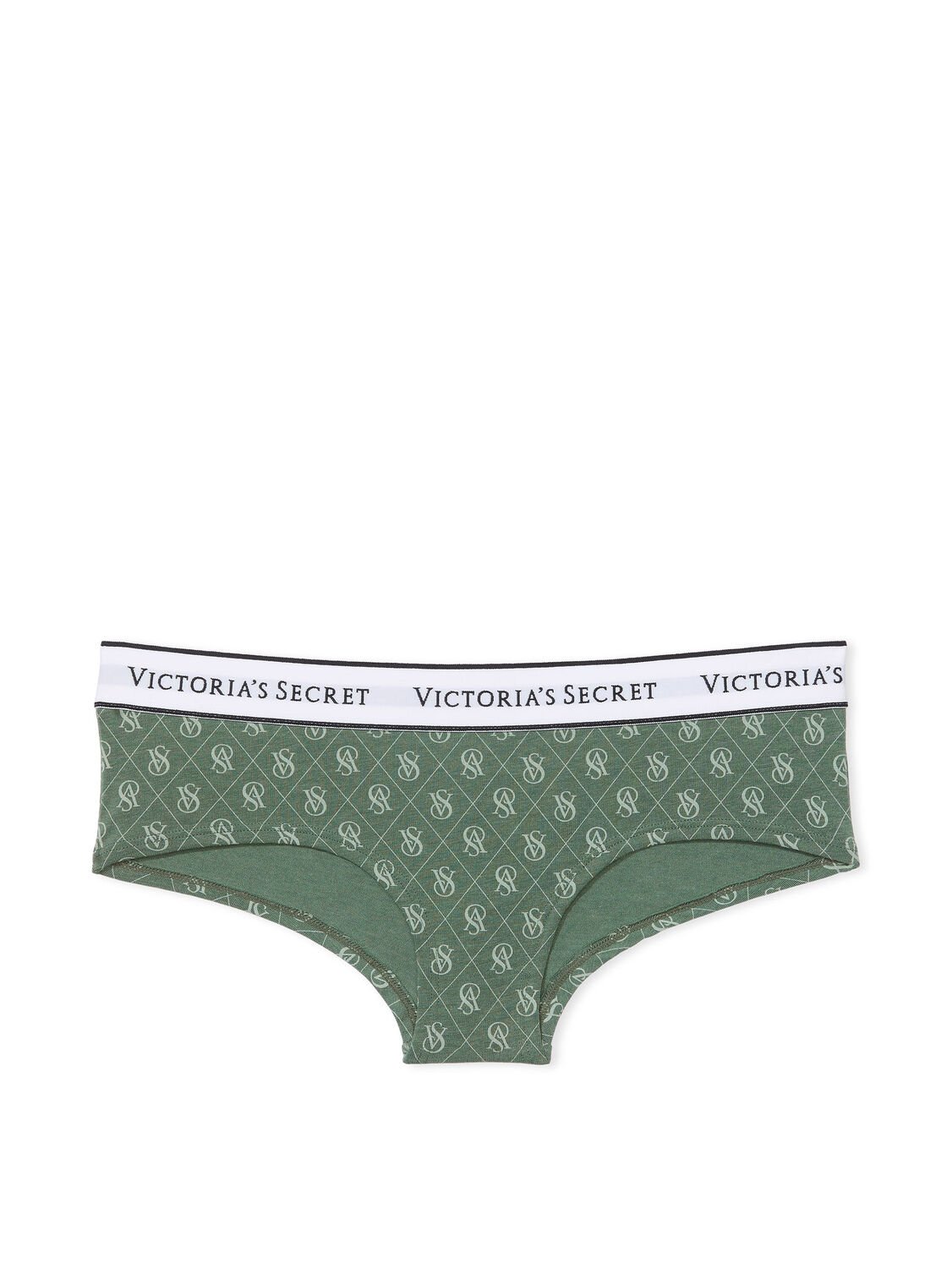 vs Cotton Logo Cotton Cheeky Panty Green 2 of 3 