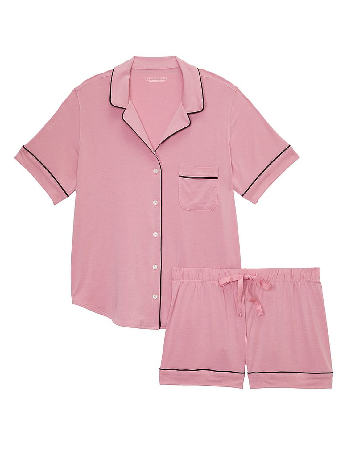 vs Victoria's Secret Modal Short Pajama Set Dusk Mauve 3 of 4 