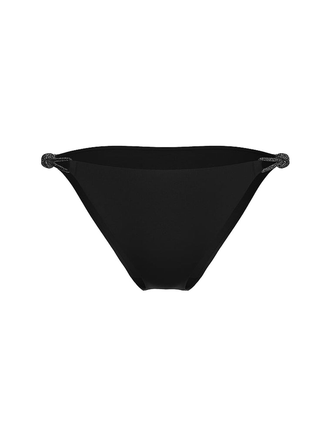 vs Victoria's Secret Swim Shine Rope Bikini Bottom Black 3 of 3 