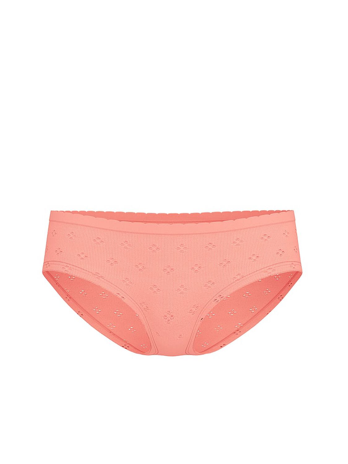 vs Seamless Seamless Eyelet Hiphugger Panty Peach Bellini 3 of 3 