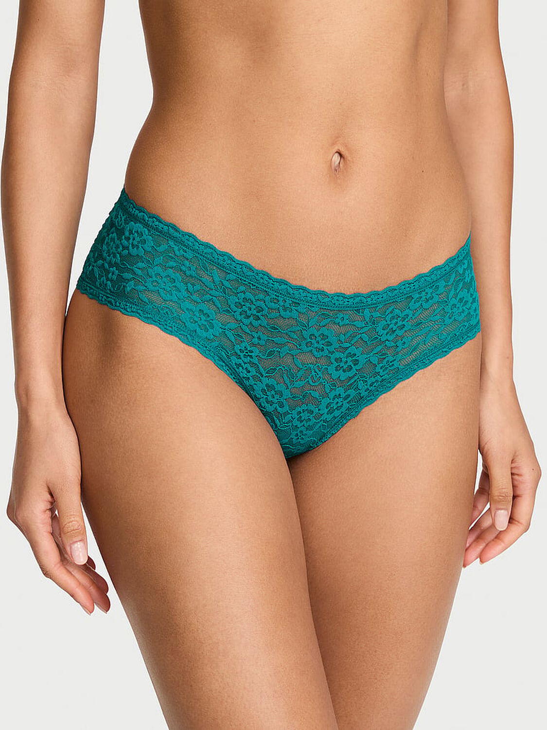 vs The Lacie Lace Keyhole Cheeky Panty Parrot Blue 1 of 4 