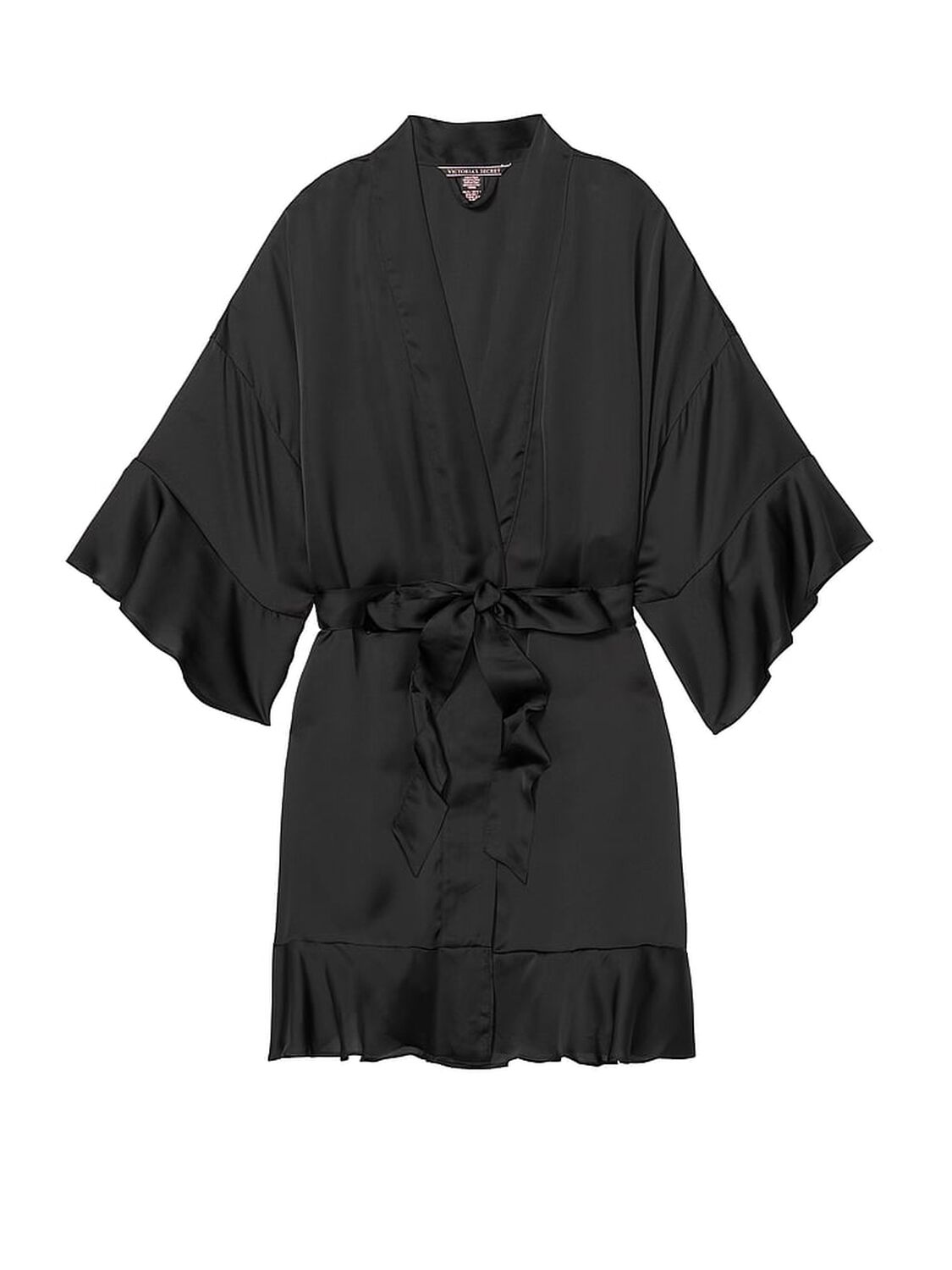 vs Victoria's Secret Georgette Flounce Robe 3 of 5 