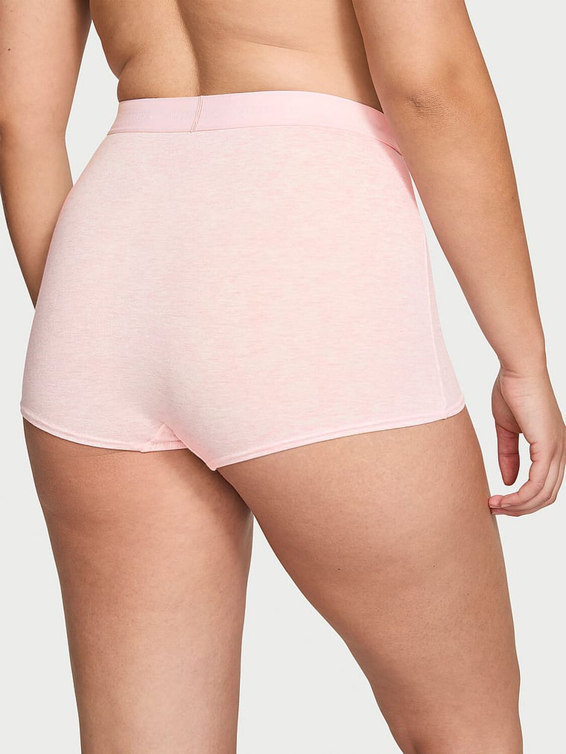 vs Cotton Logo Cotton Hiphugger Panty Heather Pink Petal 2 of 3 