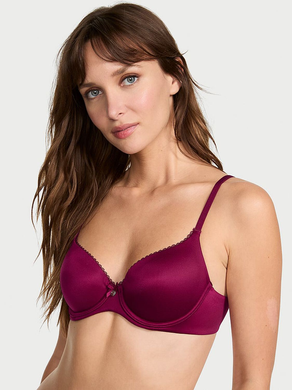 vs Body By Victoria Lightly Lined Smooth Demi Bra Fresh Jam 3 of 3 