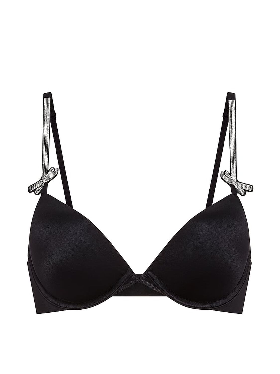 vs Very Sexy Shine Bow Push-Up Bra Black 3 of 3 