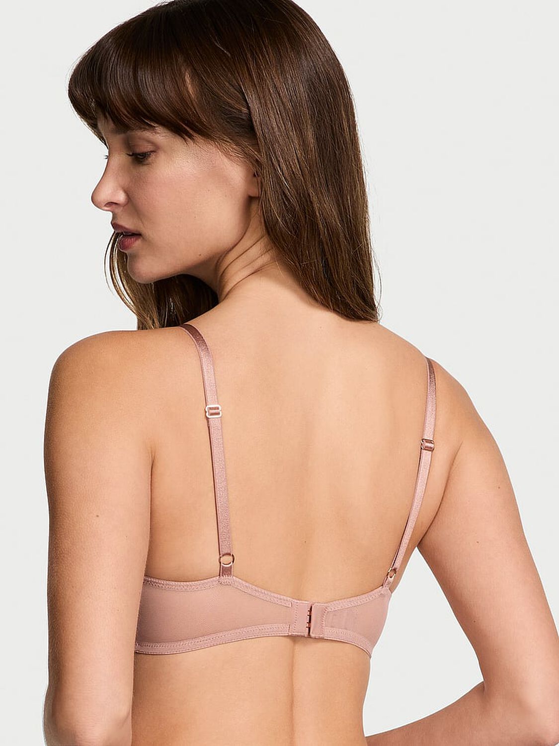 vs Very Sexy Stardust Embroidery Push-Up Bra Rose Gold 2 of 4 
