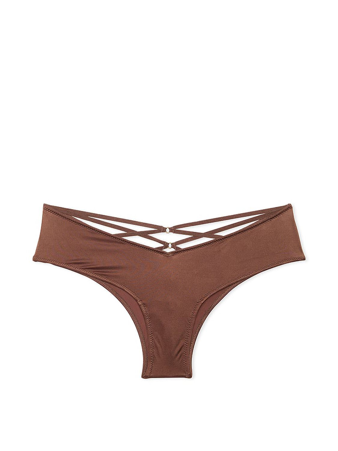 vs Very Sexy Strappy-Back High-Leg Cheeky Panty Mousse 3 of 3 