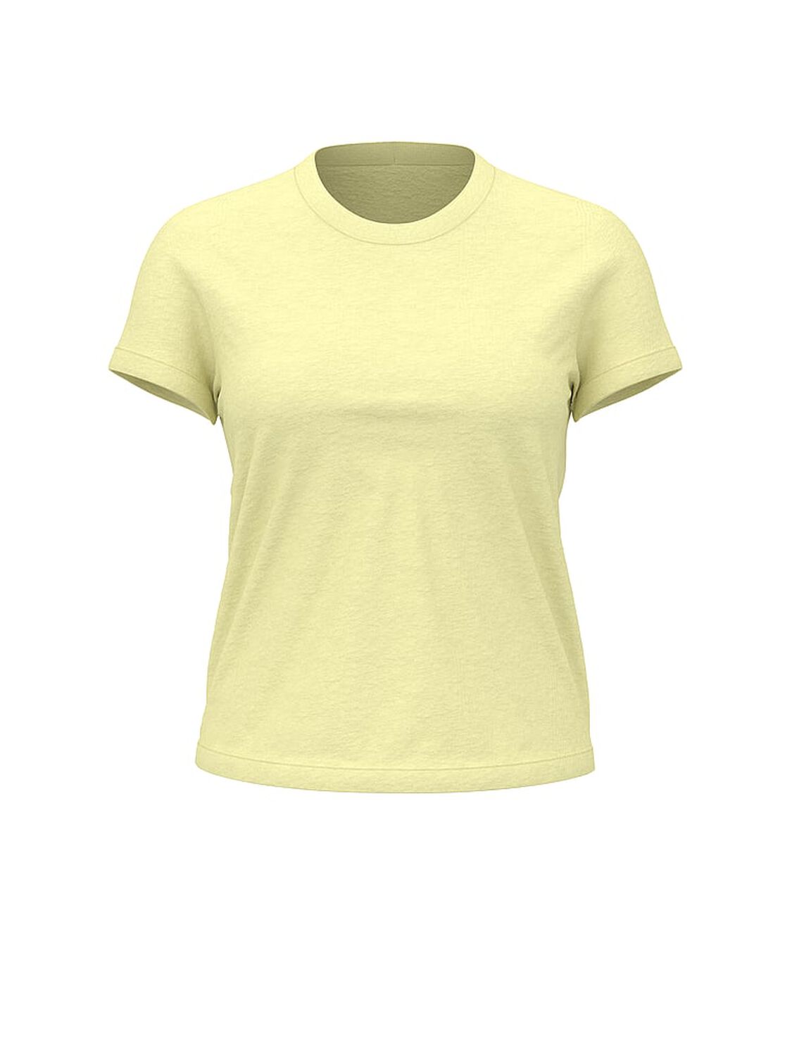 vs Victoria's Secret Mix & Match Sleep Perfect Cotton Tee Lemonade 3 of 4 