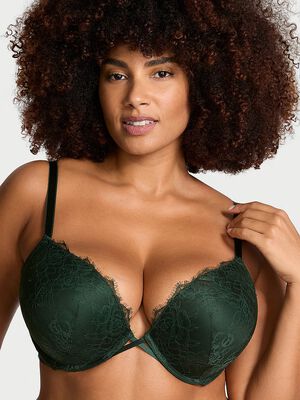 Bombshell Rose Lace Add-2-Cups Push-Up Bra