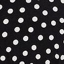 Brazilian Bikini Bottom, Black & White Dots, swatch