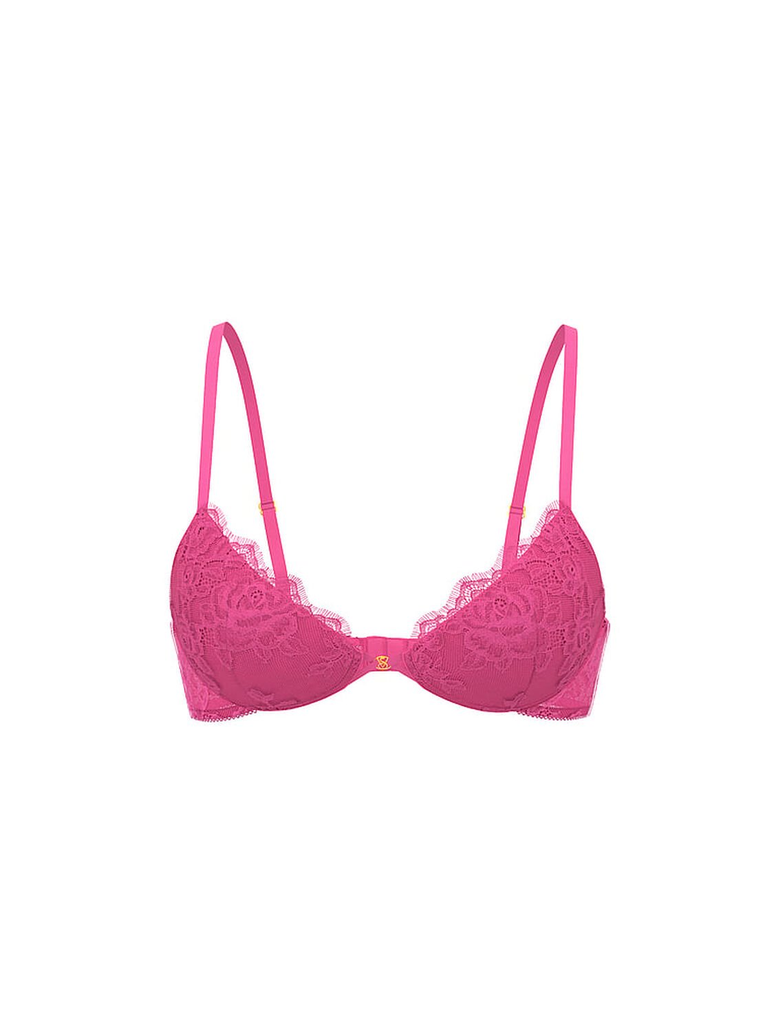 vs Very Sexy Rose Lace Push-Up Bra Ultra Pink 3 of 4 