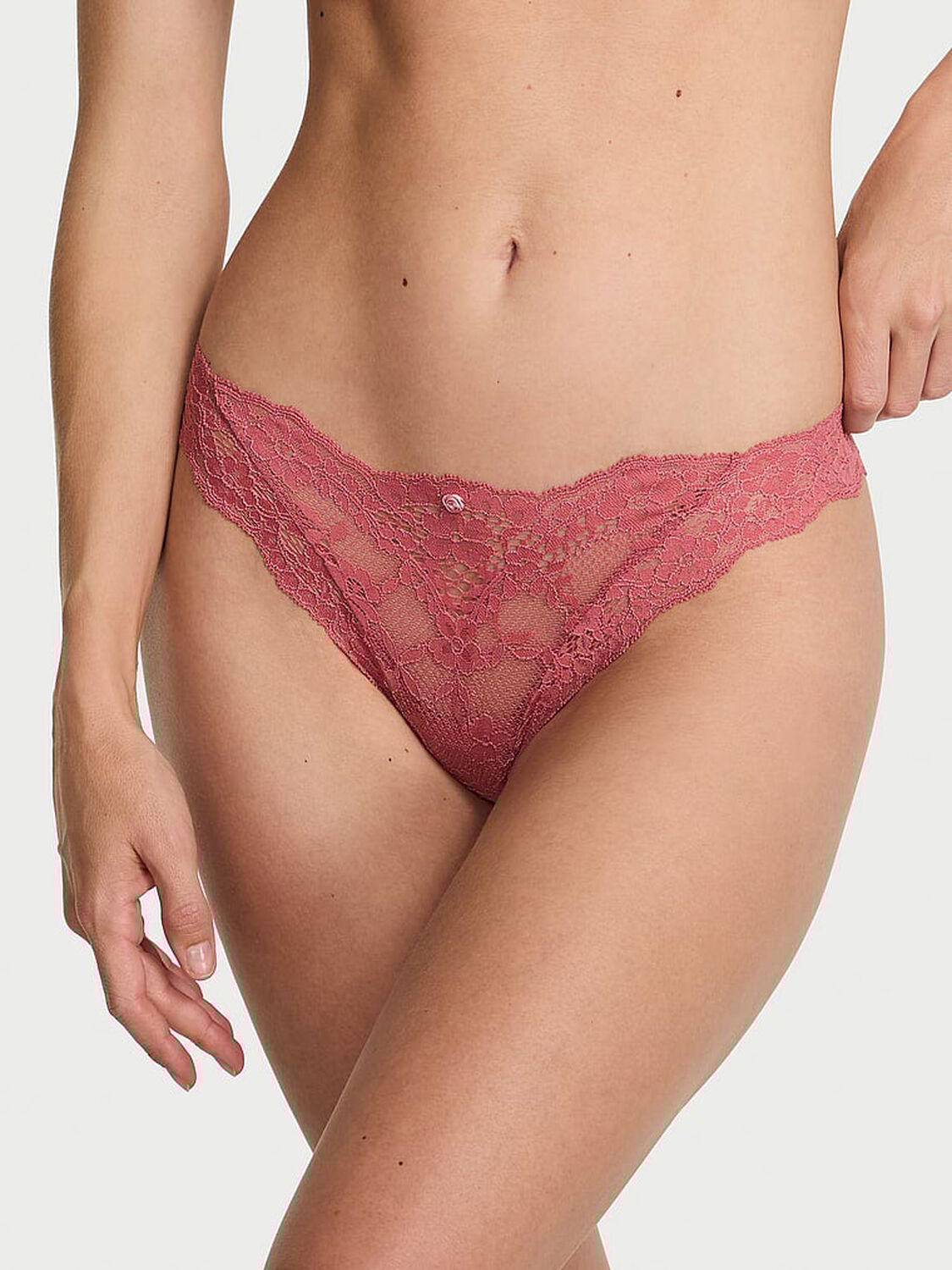 vs Dream Angels Lace Bikini Panty Seductive Rose 1 of 2 