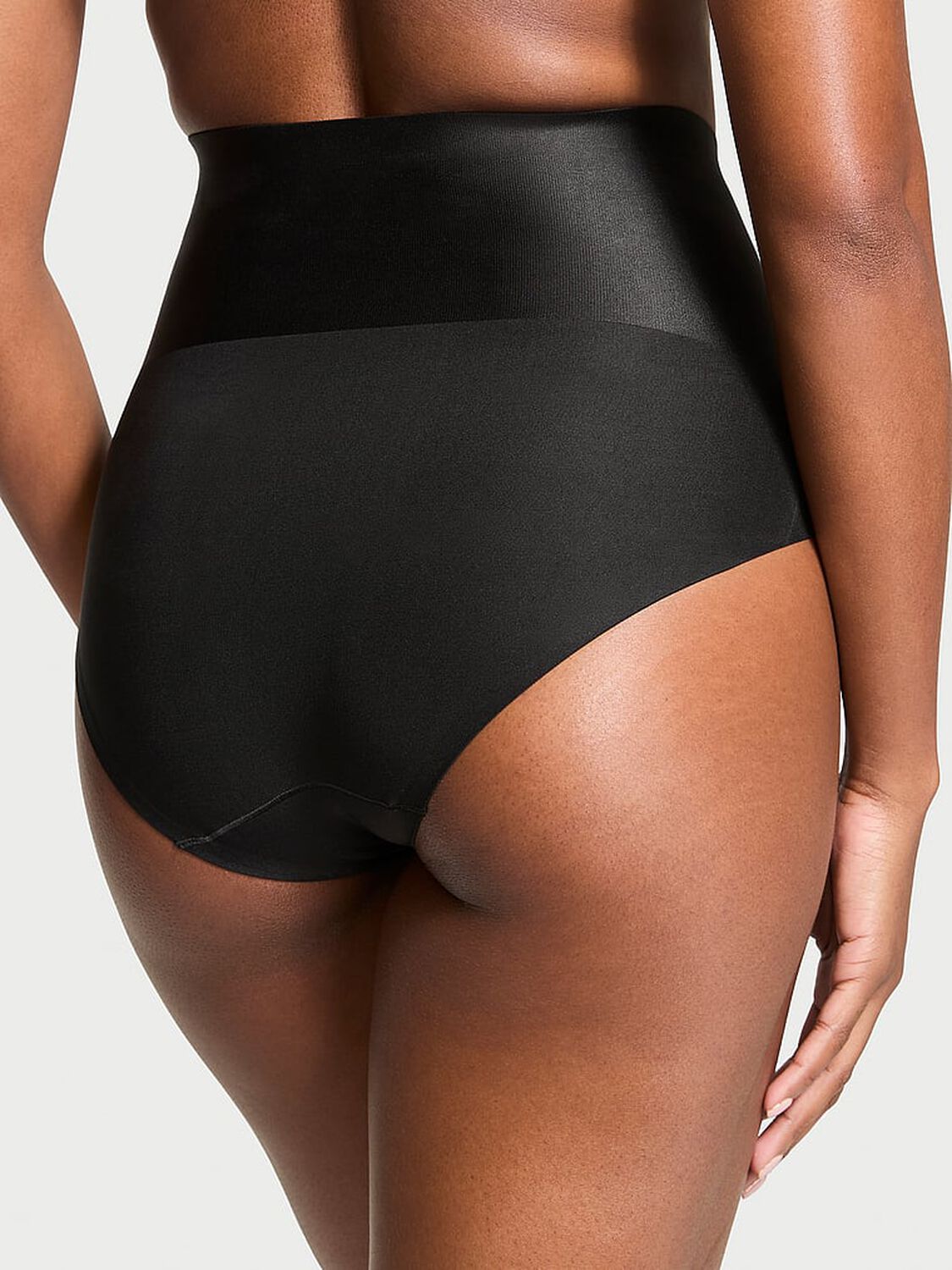 vs Body By Victoria Smoothing Shimmer Brief Panty Black 2 of 4 