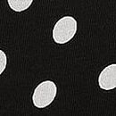 Exploded Logo Cotton Hiphugger Panty, Black Dots, swatch
