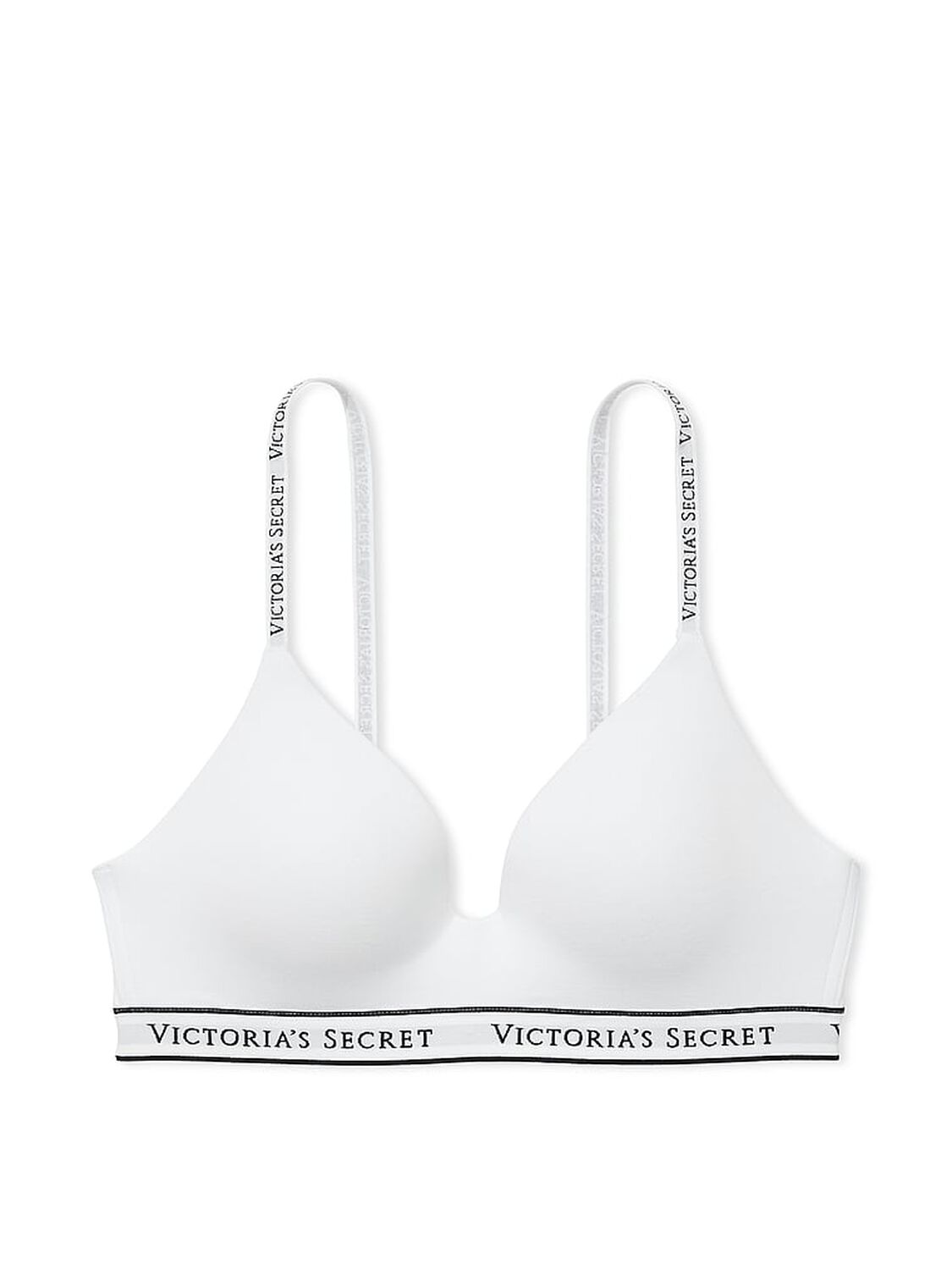 vs The T-Shirt Lightly Lined Wireless Cotton Bra Vs White 3 of 3 