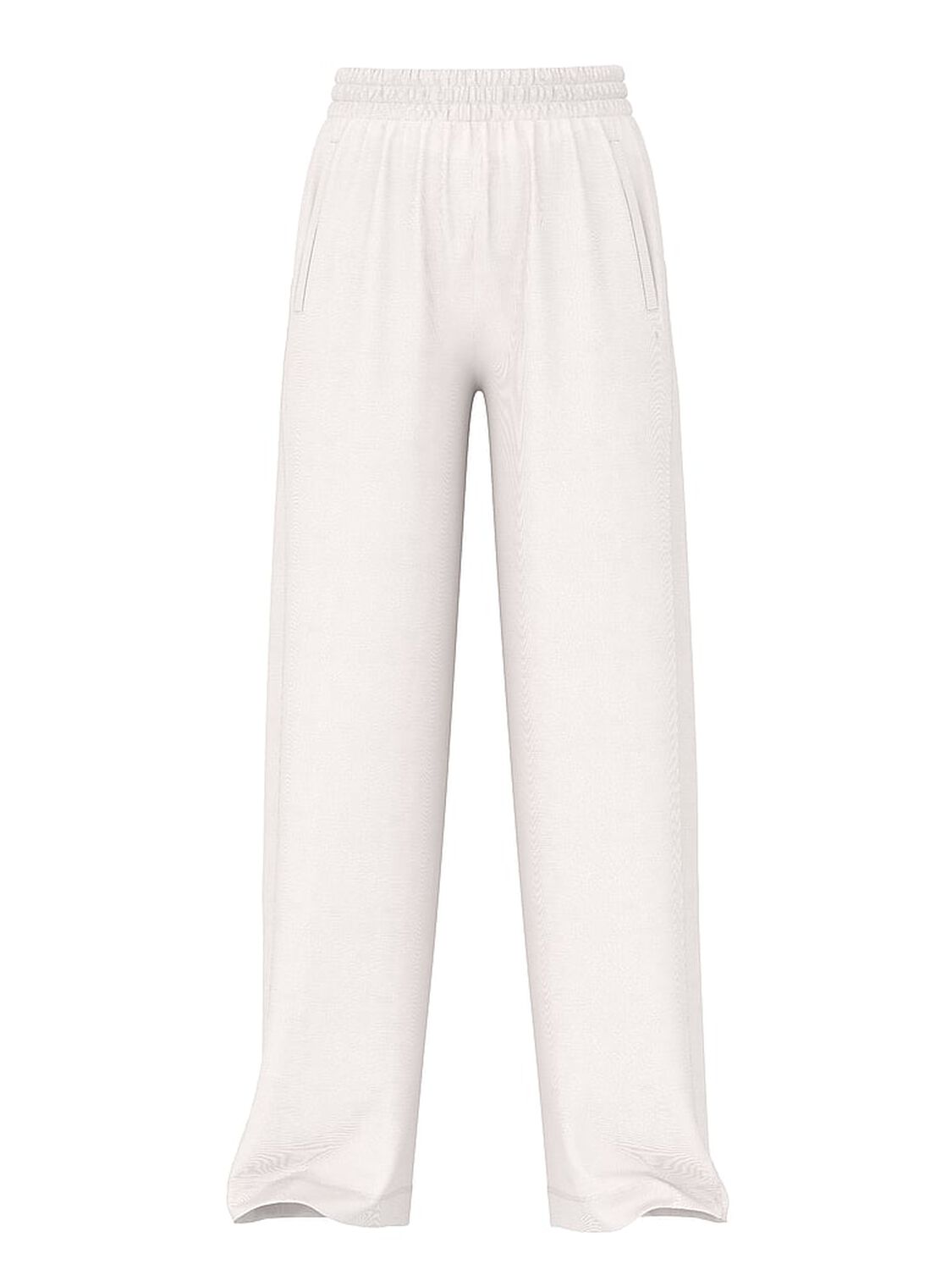 vs Victoria's Secret Swim Beachwear Linen Pants Coconut White 3 of 3 