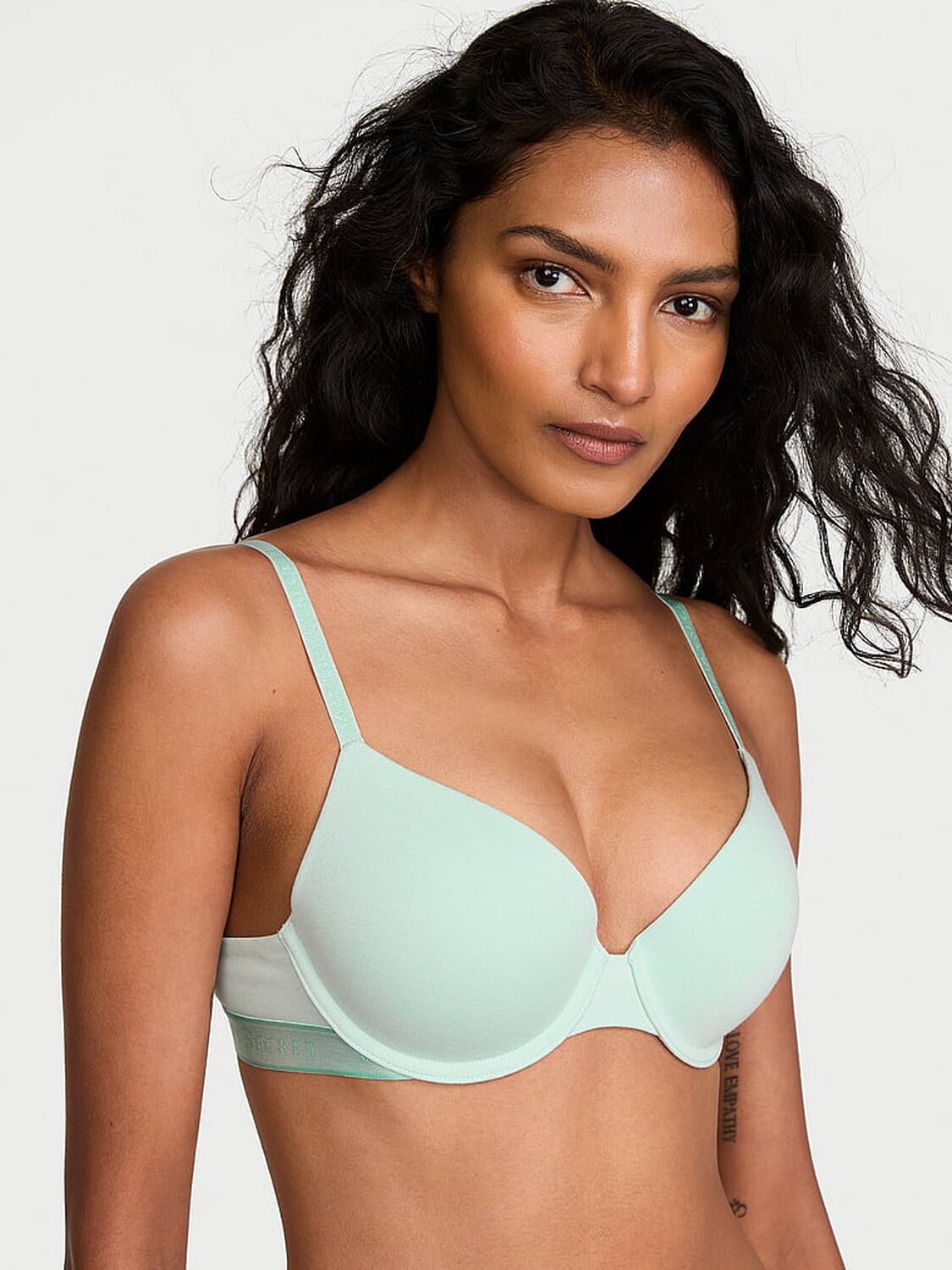 vs The T-Shirt Perfect Shape Cotton Push-Up Bra Yacht Blue 1 of 3 