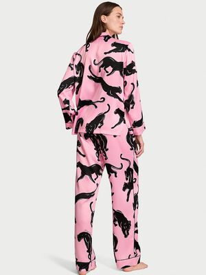 Signature Satin Long Pajama Set