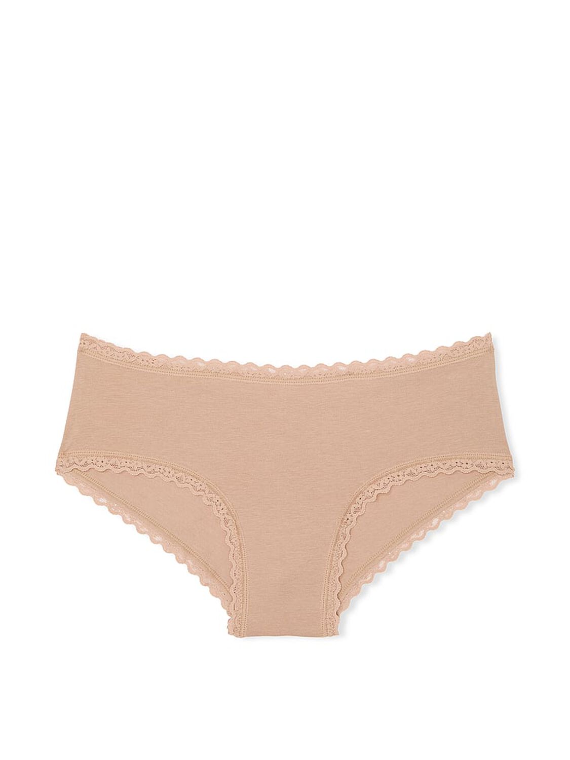vs The Lacie Cotton Lace-Waist Cheeky Panty Praline 3 of 3 