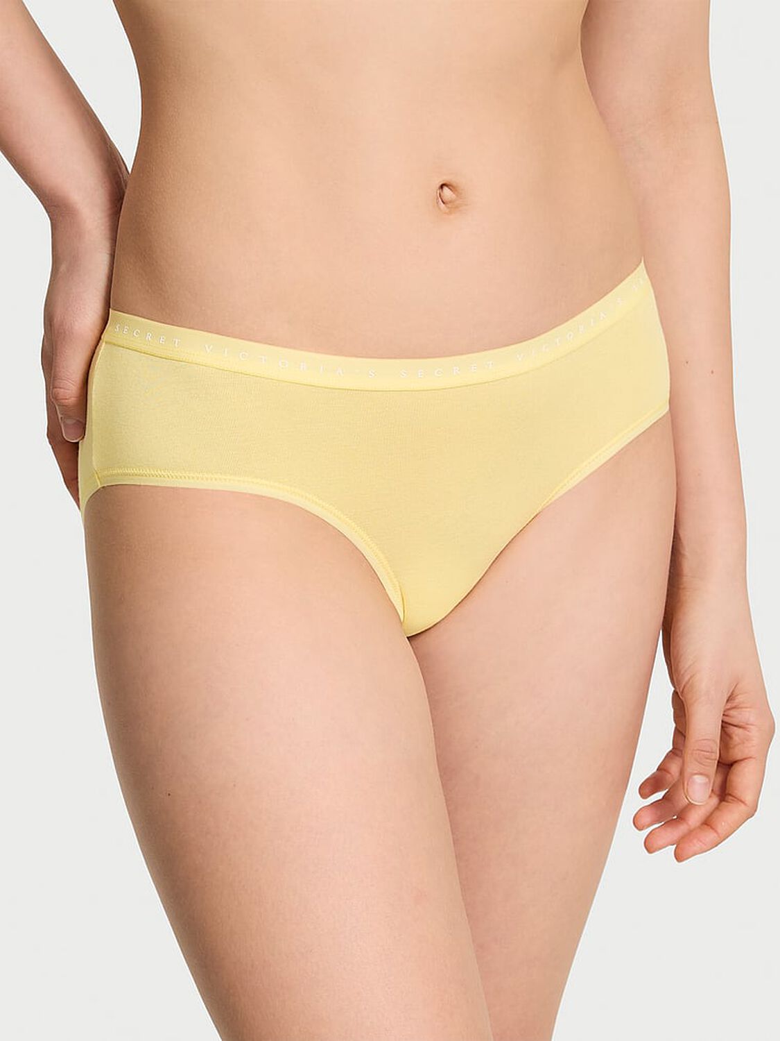 vs Victoria's Secret Stretch Cotton Hiphugger Panty Yellow Tulip 1 of 3 