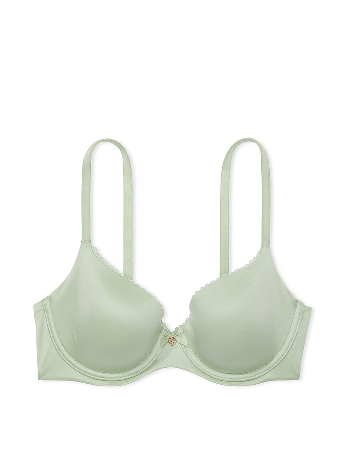 vs Body By Victoria Lightly Lined Smooth Demi Bra Soft Green 3 of 4 