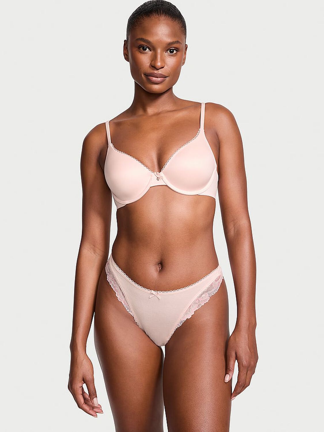 vs Body By Victoria Lightly Lined Full-Coverage Smooth Bra Purest Pink 4 of 4 
