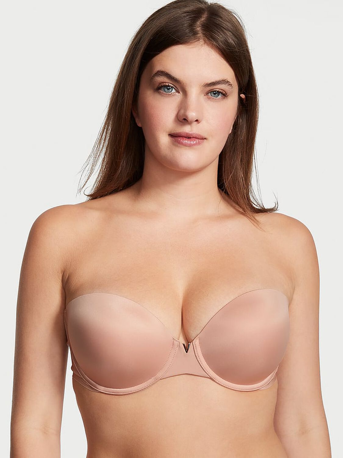 vs Victoria's Secret Bare Sexy Illusions Uplift Strapless Bra Macaron 4 of 4 